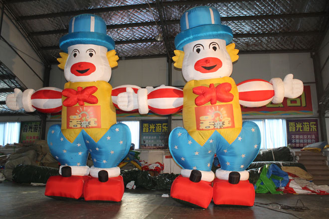滁州双人小丑周年庆气模